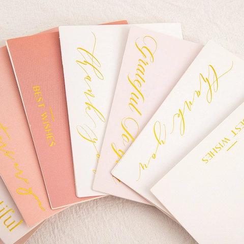 Biglietti Di Auguri Con Stampa Oro Carta Biglietto Di Ringraziamento Per Compleanno San Valentino Matrimonio Festa Migliori Auguri Stile Minimalista