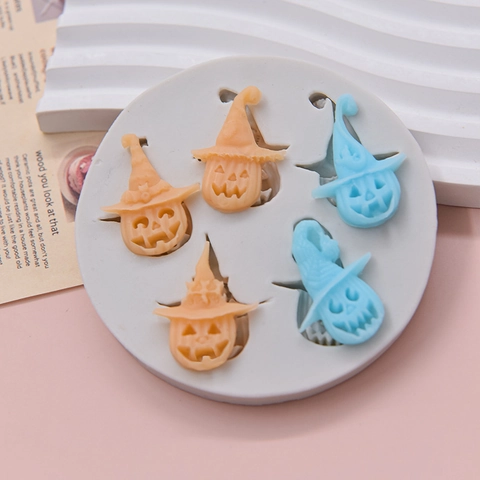 Halloween Pompoen Toenaarshoed Siliconen Vorm Voor Bakken Fondant DIY Hars Ambacht Cake Decoratie