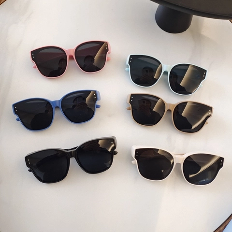 Kids Polarized Sunglasses UV400 Protection Retro Large Frame TPEE Resin Lens Fashion Outdoor For Boys Girls