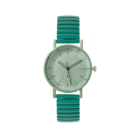 Damen Quarzuhr Minimalistisch Analog Rundes Zifferblatt Legierung Metall Dehnbar Armband Lässig Armbanduhr