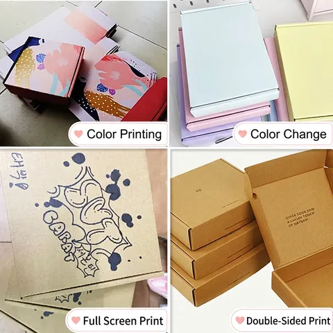 Hardened Corrugated Mailing Boxes Folding Cardboard Shipping Box For Business Gift Packaging Airplane Style