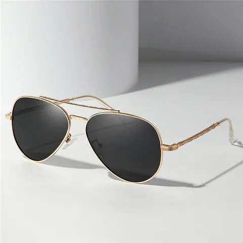 Occhiali Da Sole Polarizzati Aviator Classici Per Uomo E Donna Montura In Metallo Protezione UV400 Retro Guida All'aperto