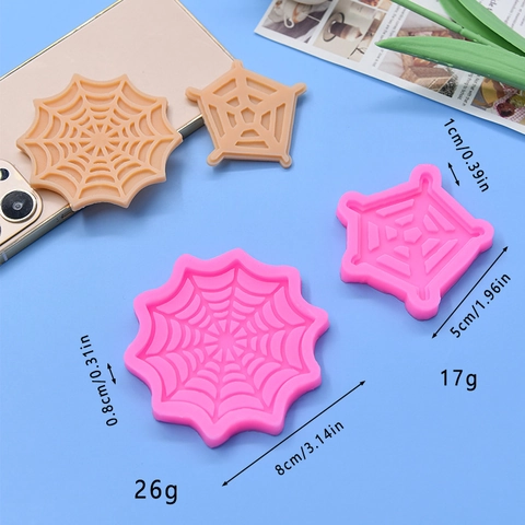 Spider Web Cake Mold Silicone Halloween DIY Baking Fondant Chocolate Sugarcraft Decoration Tool