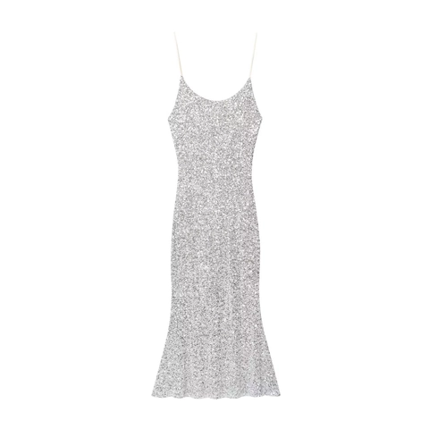 Sequin Sling Dress Long Slim Fit Party Evening Sexy Bodycon Mermaid Hem Sleeveless Elegant Formal Apparel