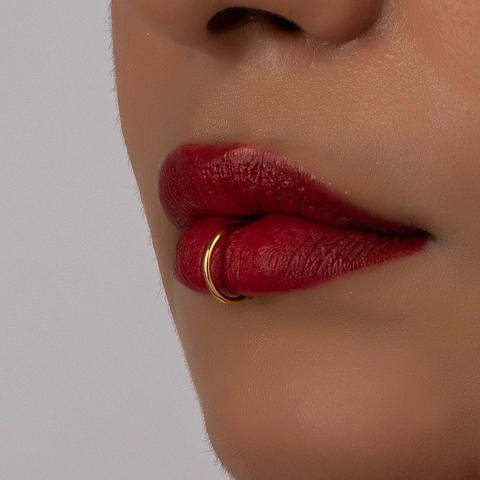 Aro De Nariz Y Labio De Aleación Falso Piercing Clip On Joyería Corporal Para Mujeres Y Hombres Estilo Hip Hop