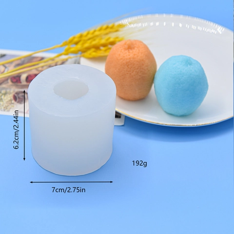 3D Zitrone Orange Frucht Silikonform Für DIY Aroma Kerze Handgemachte Seife Harz Handwerk Backen Kuchen Dekoration