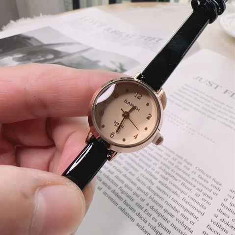Women Minimalist Quartz Watch Fashion Elegant Rose Gold Case Faux Leather Strap Casual Ladies Analog Wristwatch Jewelry