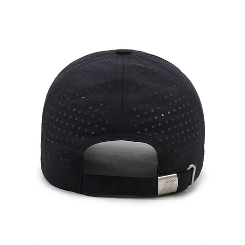 Atmungsaktive Baseballkappe Schnelltrocknend Lasergeschnittene Mesh Sonnenschutz Outdoor Sportmütze Verstellbar