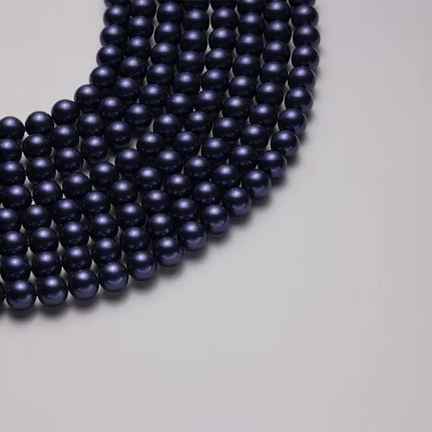 High Gloss Round Artificial Crystal Artificial Pearl Loose Beads For DIY Jewelry Making Handcrafted Necklaces Bracelets