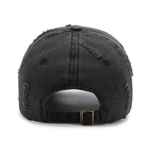 Distressed Gewaschene Baumwolle Baseballkappe Vintage Stickerei Verstellbarer Sonnenschutz Streetwear Hut Für Damen Und Herren