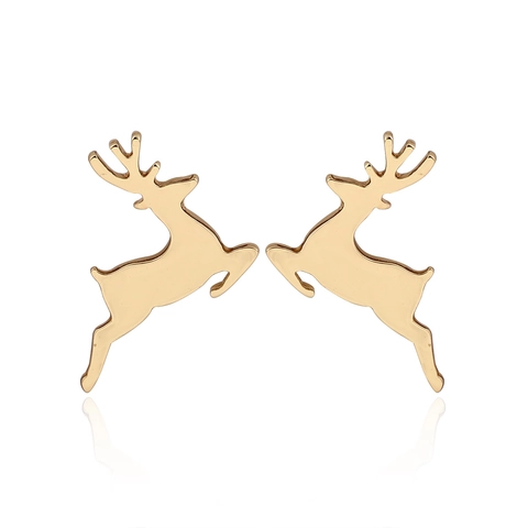 Stainless Steel Deer Snowflake Christmas Tree Ghost Pumpkin Stud Earrings Holiday Party Jewelry For Women Kids