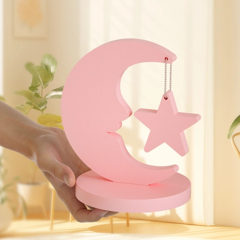 Resin Casting Photo Frame Silicone Mold DIY Heart Moon Dolphin Shape Crystal Epoxy Handmade Desktop Ornament Display