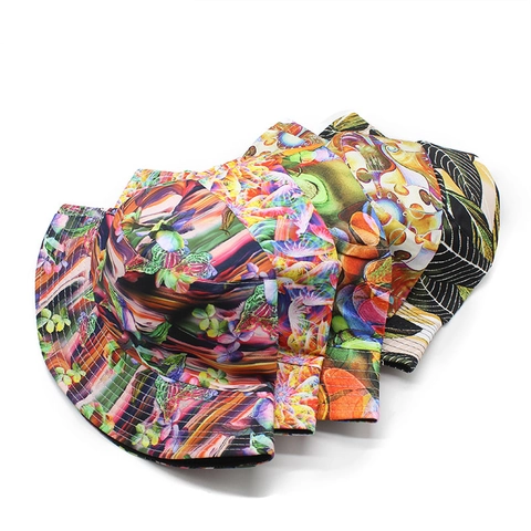 Wendehut Fischerhut Baumwolle Polyester Bedruckt Sonnenschutz Faltbar Sommer Outdoor Streetwear Für Herren Damen