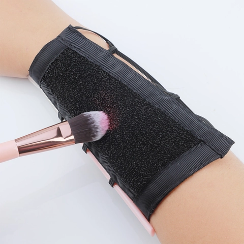 Armband Makeup Brush Cleaner Dry Cleaning Sponge Sleeve Neoprene Quick Wash Color Removal Tool For Professional Makeup Artist