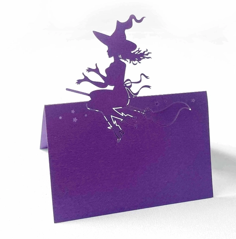 Κάρτες Θέσης Halloween Laser Cut Χαρτί Κάρτες Ονομάτων Τραπεζιού Για Εκδηλώσεις Πάρτι Μάγισσα Σκελετός Κολοκύθα Νυχτερίδα