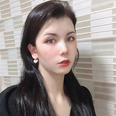 Vintage Heart Earrings With Gold Plated Alloy Pave Imitation Artificial Pearl And Steel Earring Post Geometric Jewelry For Women