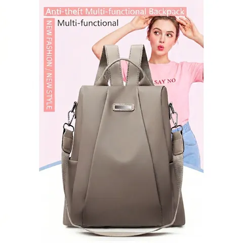 Women Anti-theft Backpack Waterproof Nylon Oxford Cloth Travel Large Capacity Schoolbag Korean Fashion Versatile