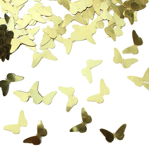 Butterfly Confetti Paper Foil Table Scatter Party Decorations Wedding Birthday Event Multi Color Mixed Shapes Elegant