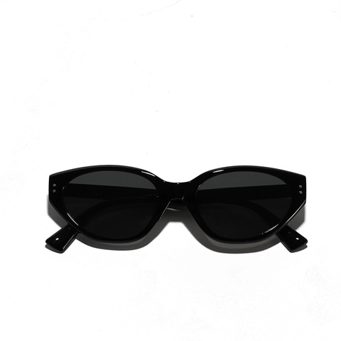 Vintage Square Cat Eye Sunglasses For Men Women Retro PC Frame AC Lens UV400 Outdoor Fashion Travel Shades With Metal Rivets