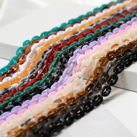 Catena Per Occhiali In Acrilico Cordino Per Mascherina Moda Cinturino Leopardato Supporto Da Collo Accessori Donna