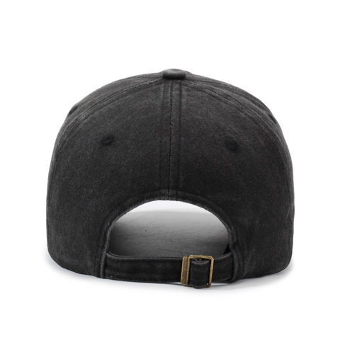 Vintage Washed Distressed Cotton Baseball Cap For Men Women Solid Color Adjustable Plain Peak Cap Sunshade Casual Outdoor Hat
