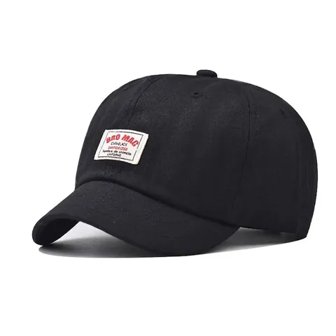 Cappello Da Baseball Puro Cotone Tesa Corta Regolabile Retro Americano Patch Ricamata Top Morbido Traspirante Sole Unisex