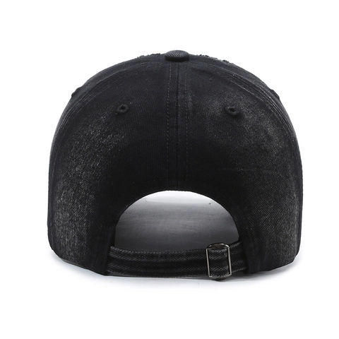 Casquette De Baseball Lavée Pur Coton Déchiré Ajustable Vintage Rétro Extérieur Chapeau De Soleil Hip Hop Homme Femme