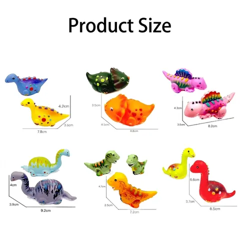 Voiture Jouet Créative Dinosaure Rétroélasticité Mini Tyrannosaure Véhicule Jouet Inertiel Mignon Animal Dessin Animé Cadeau Pour Enfants