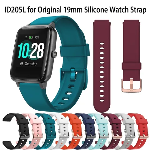 Silicone Watch Band Sport Replacement Strap Soft Breathable Waterproof Smartwatch Accessory Quick Release Design