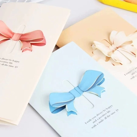 Biglietto Di Auguri Pop-Up Grande Pieghevole In Tre Carta Cuore Ala Per Compleanno Festa Della Mamma Regalo Elegante Cancelleria