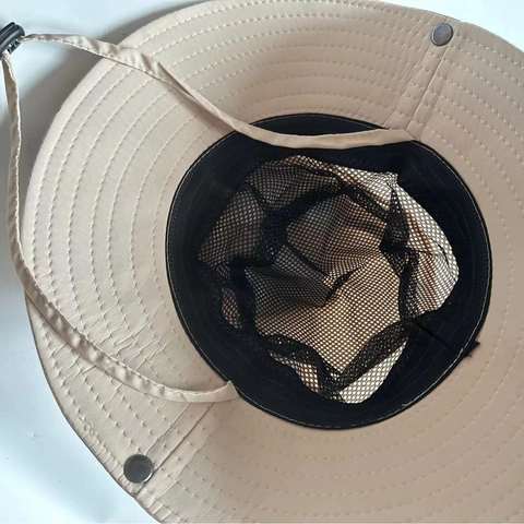 Cappello Da Pescatore Outdoor Tesa Larga Asciugatura Rapida Impermeabile Protezione Solare Rete Traspirante Corda Antivento Tencel Per Bambini E Adulti