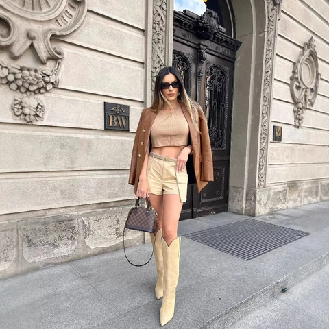 Damen PU Leder Blazer Jacke Revers Kunstleder Langarm Slim Mantel Büro Mode Oberbekleidung Metallknöpfe