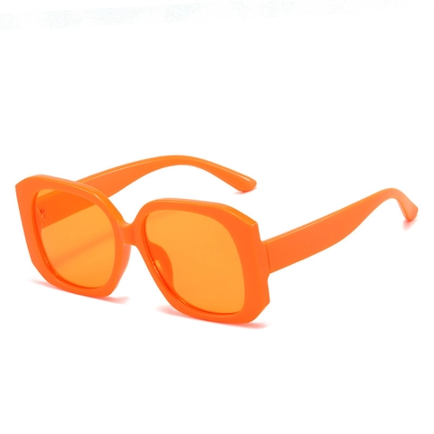 Gafas De Sol Cuadradas De Montura Grande Retro Protección UV400 Lentes PC Accesorios De Moda Para Mujeres Hombres