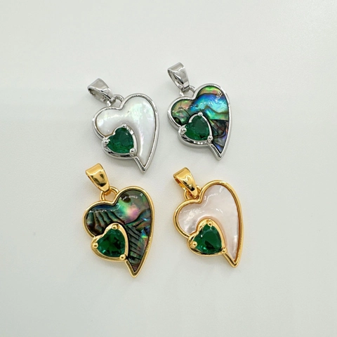 Hangers Koper 18K Verguld Retro Vlinder Hart Schelp Zirkoon Bedeltjes Voor DIY Sieraden Maken Kettingen Armbanden