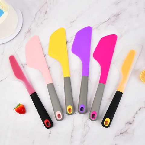 Silicone Spatula Heat Resistant Non Stick Cream Scraper Baking Tool For Cake Decorating Flexible Butter Spreader