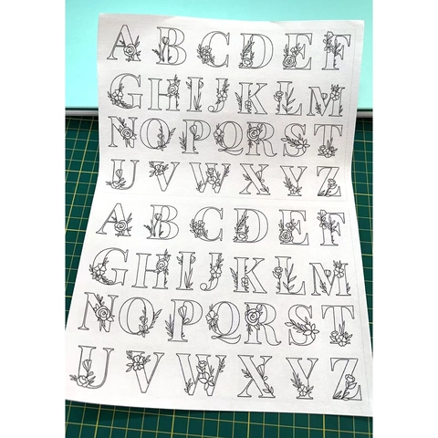 Wasserlösliche Stickvliese Florale Böhmische Muster Stick Und Stickerei Auswaschbares Transferpapier Für DIY Nähen