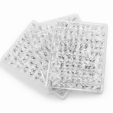 Polierte Edelstahl Karabinerverschlüsse Schmuckherstellung DIY Halskette Armband Verbinder Haken