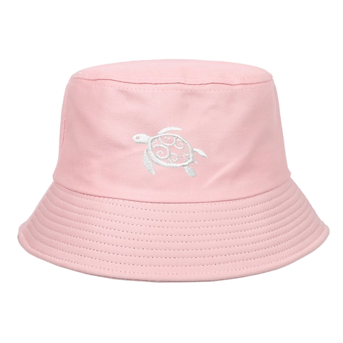 Katoenen Vissershoed Met Schildpadoridborduring Zonbescherming Ademend Outdoor Strand Zomer Reizen Hip Hop Unisex