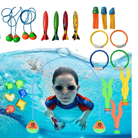 Giocattoli Da Sub In Plastica Piscina Nuoto Subacqueo Allenamento Affondamento Gioco Per Bambini Estate