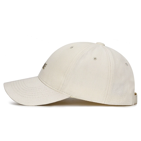 Casquette de Baseball Décontractée en Coton Unisexe Avec Broderie de Lettres 3D Réglable Hard Top Chapeau de Soleil Couleur Unie Fashion Streetwear Trucker Cap