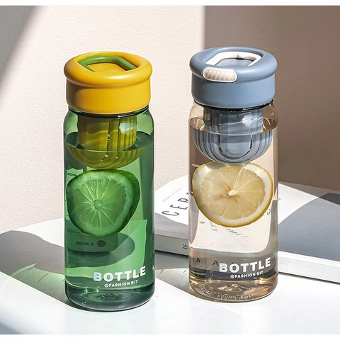 Borraccia In Plastica Portatile Con Filtro Per Tè Alla Frutta Scala Maniglia Nascosta A Prova Di Perdite Per Studenti