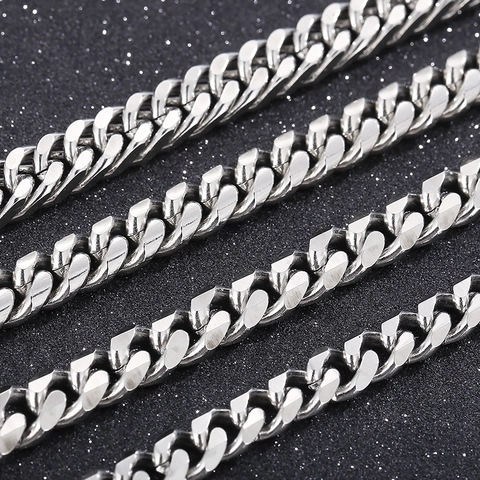 Bracciale A Catena Cubana In Acciaio Inossidabile Con Chiusura OT Minimalista Hip Hop Punk Gioielli Per Uomo E Donna