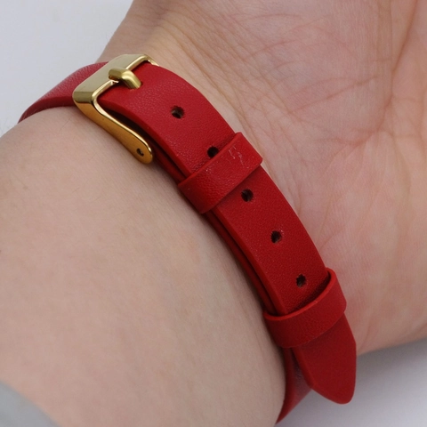 Minimalist Leather Bracelet With Stainless Steel Buckle Adjustable Wristband Fashion Jewelry For Men And Women