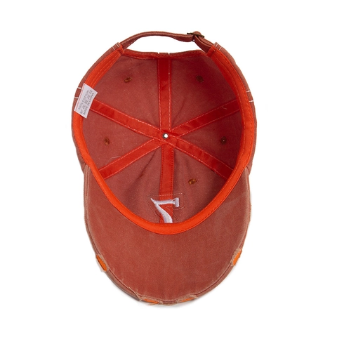 Gorra Béisbol Algodón Lavado Retro Distressed Parche Numérico Lucky Numbers Bordado Ajustable Unisex Streetwear Sombrero