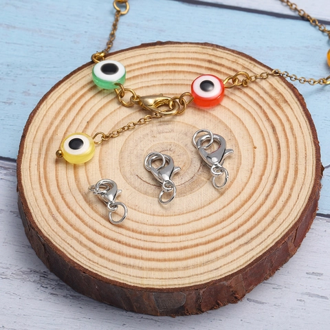 Alloy Lobster Clasps And Jump Rings For DIY Jewelry Making Necklaces Bracelets Connectors Findings Multi Color