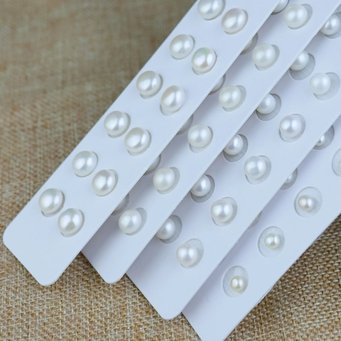 Cuentas De Perlas Naturales De Agua Dulce Redondas Forma Pan Gran Brillo Para Hacer Joyas DIY Accesorios