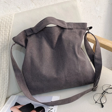 Uomini Grande Capacità Tela Borsa a Tracolla Casual Lettera Stampata Tracolla Quotidiano Tote Borsa Con Pendenti