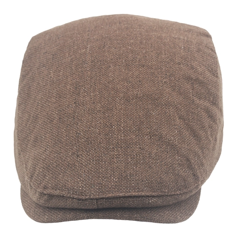Gorra Plana Vintage Para Hombres Mujeres Ajustable Color Sólido Mezcla De Algodón Y Poliéster Estilo Británico Retro