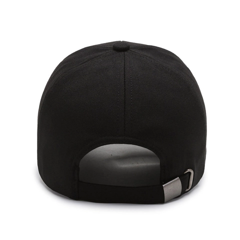 Classic Men Baseball Cap Cotton Polyester Adjustable Sun Protection Outdoor Leisure Sport Metal Tag Breathable Hat