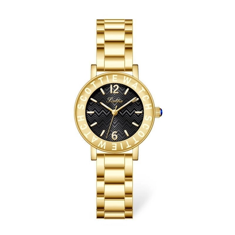 Dames Quartz Horloge Retro Elegant Waterdicht Ronde Chevron Textuur Wijzerplaat Legering Leren Band Zakelijk Analoog